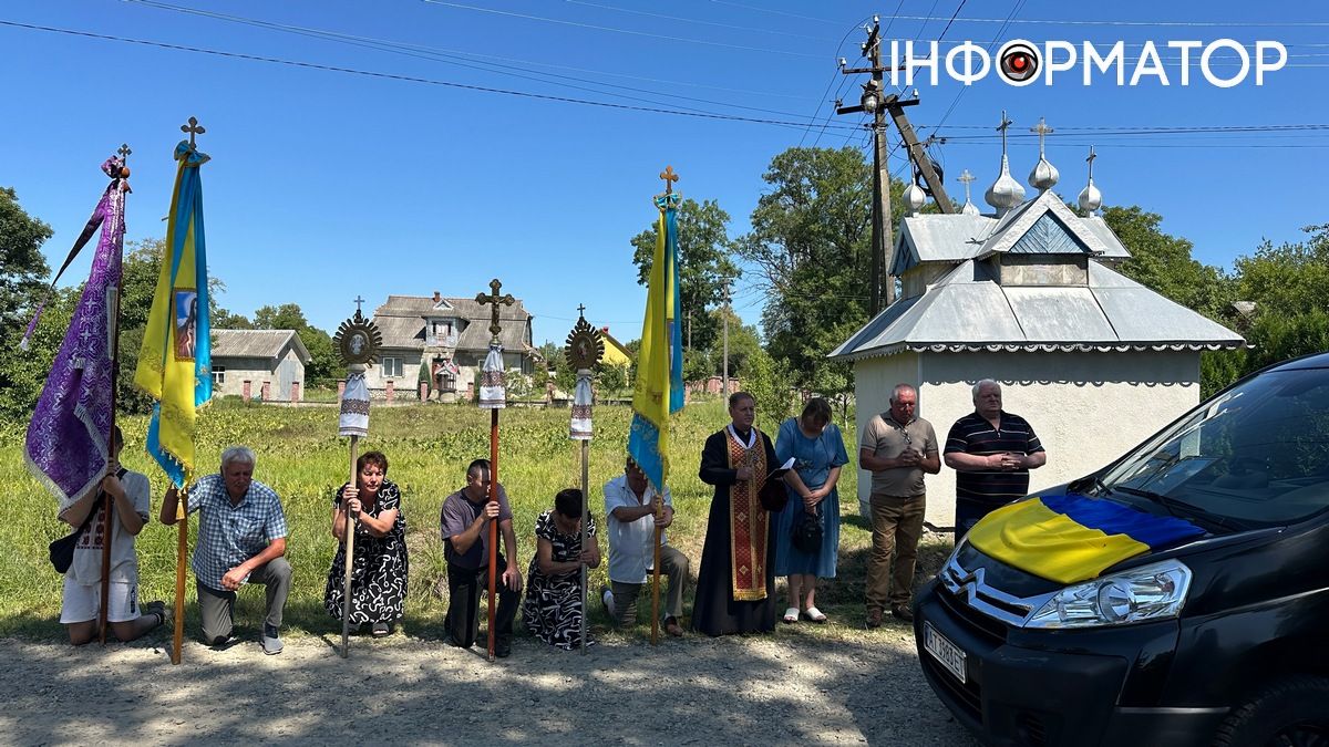 "На щиті" повернувся воїн Петро Сідоренко з П'ядицької громади 5
