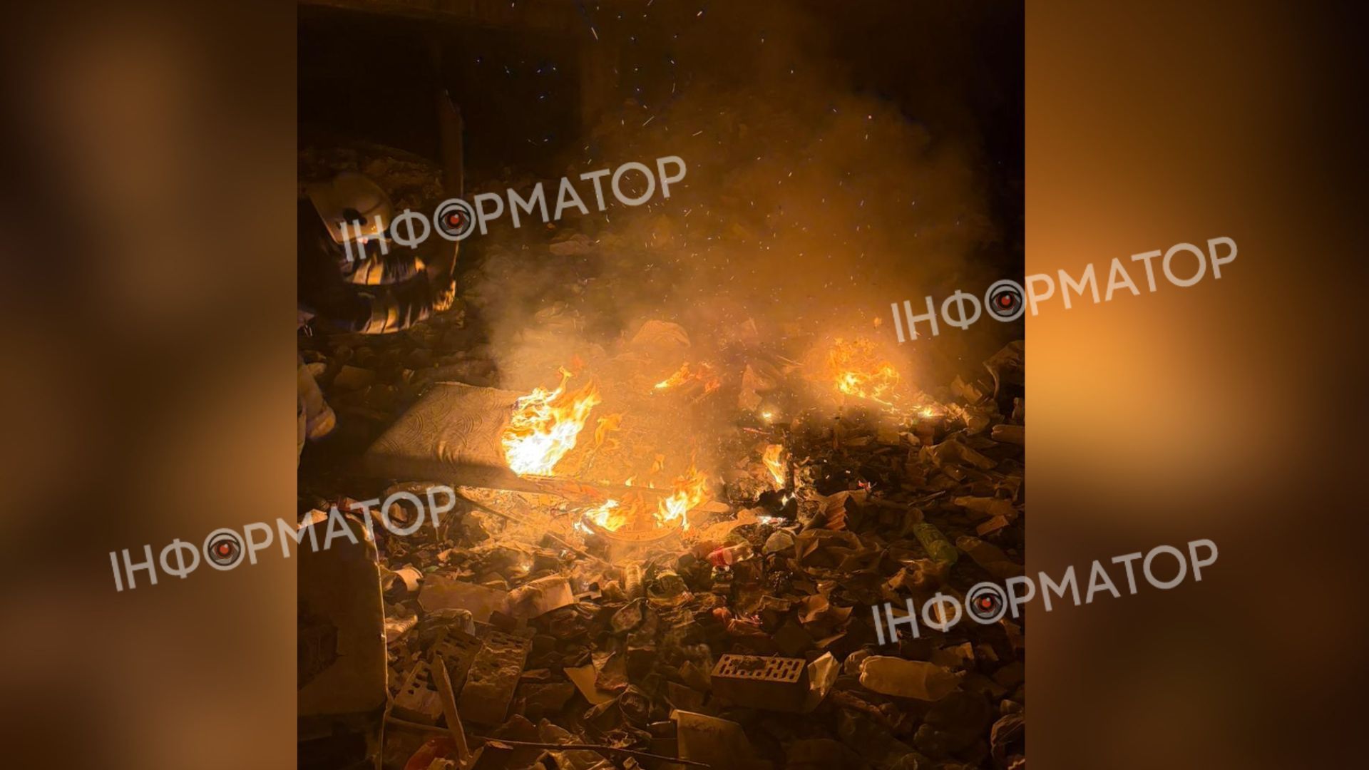У Коломиї спалахнуло сміття в недіючому приміщенні
