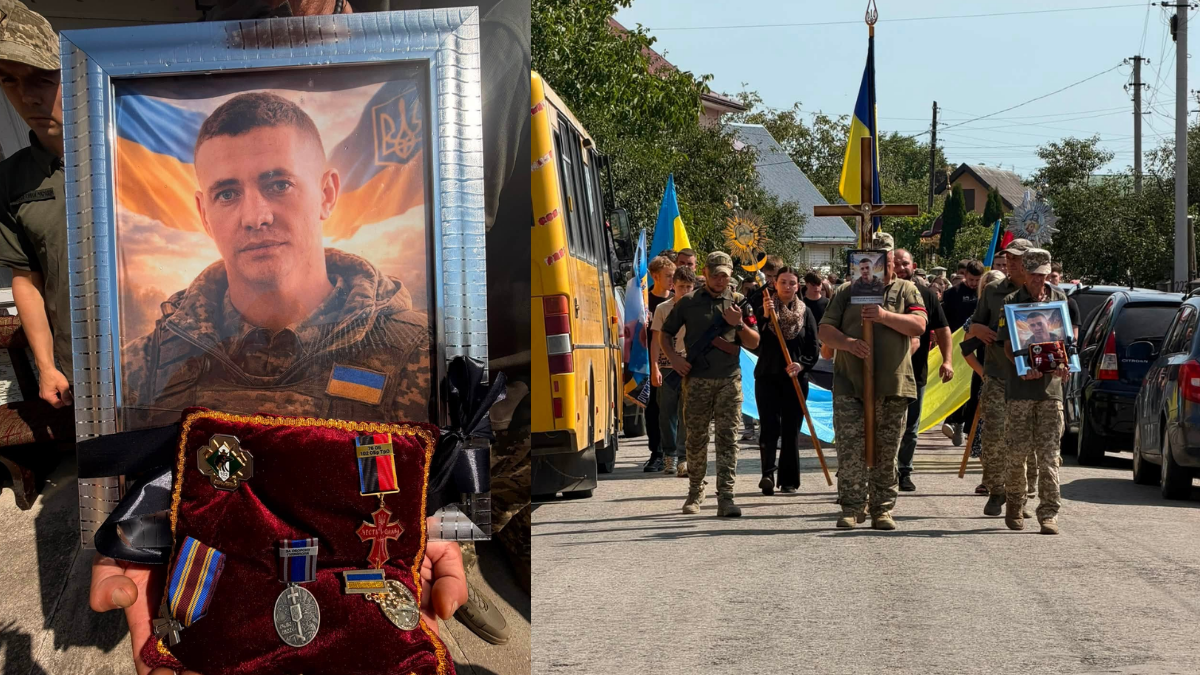 В останню путь провели захисника з Надвірнянщини Івана Созанського