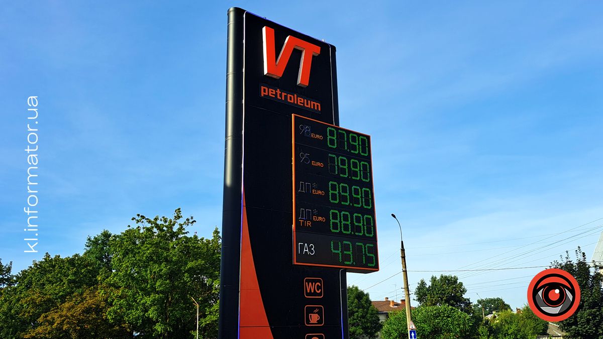 Актуальна вартість пального у Коломиї 4 вересня 2