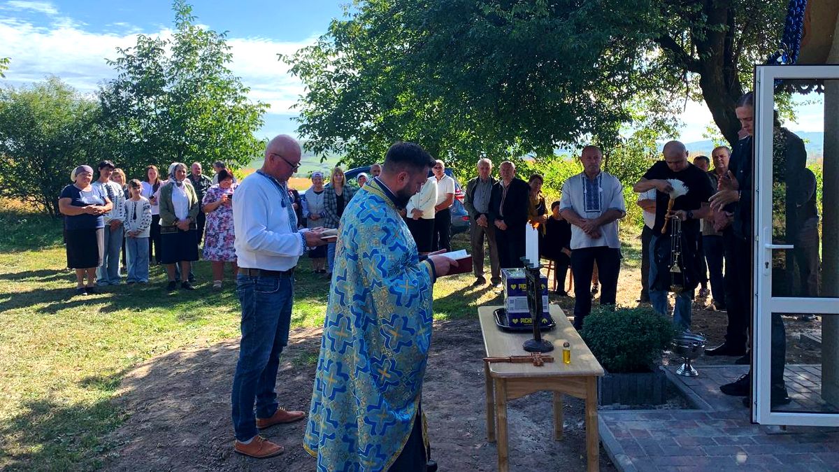 освячення каплиці на Коломийщині