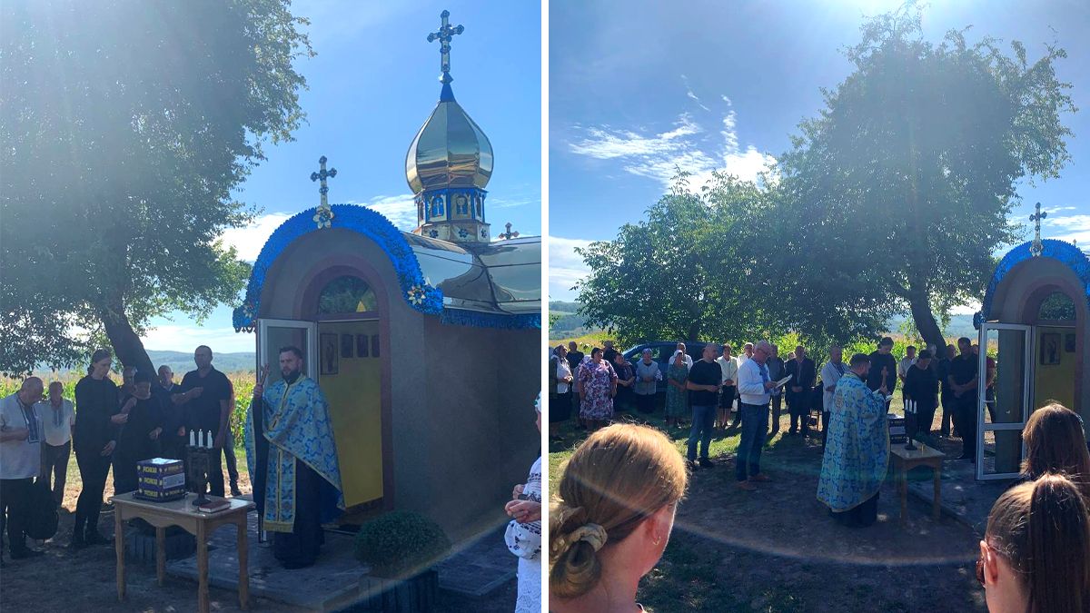Родина полеглого воїна Михайла Шукайлюка звела каплицю у Матеївецькій громаді 1