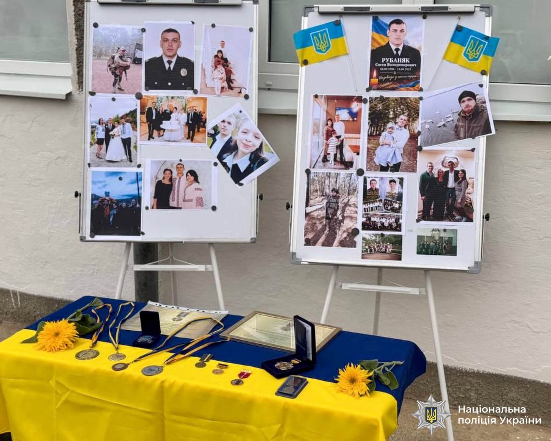 На Косівщині відкрили меморіальну дошку полеглому поліцейському Євгену Рубаняку 2