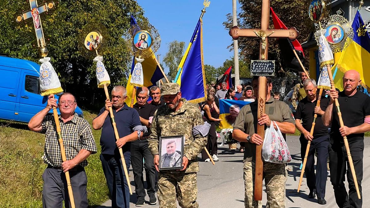 Прощання з воїном Городенківщина