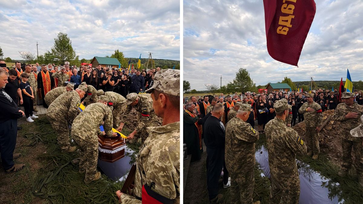 На вічний спочинок на Надвірнянщині провели захисника Дутку Сергія 4