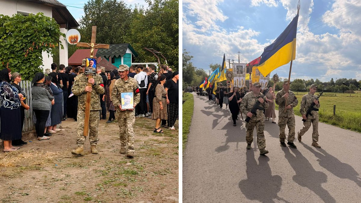 На вічний спочинок на Надвірнянщині провели захисника Дутку Сергія 1