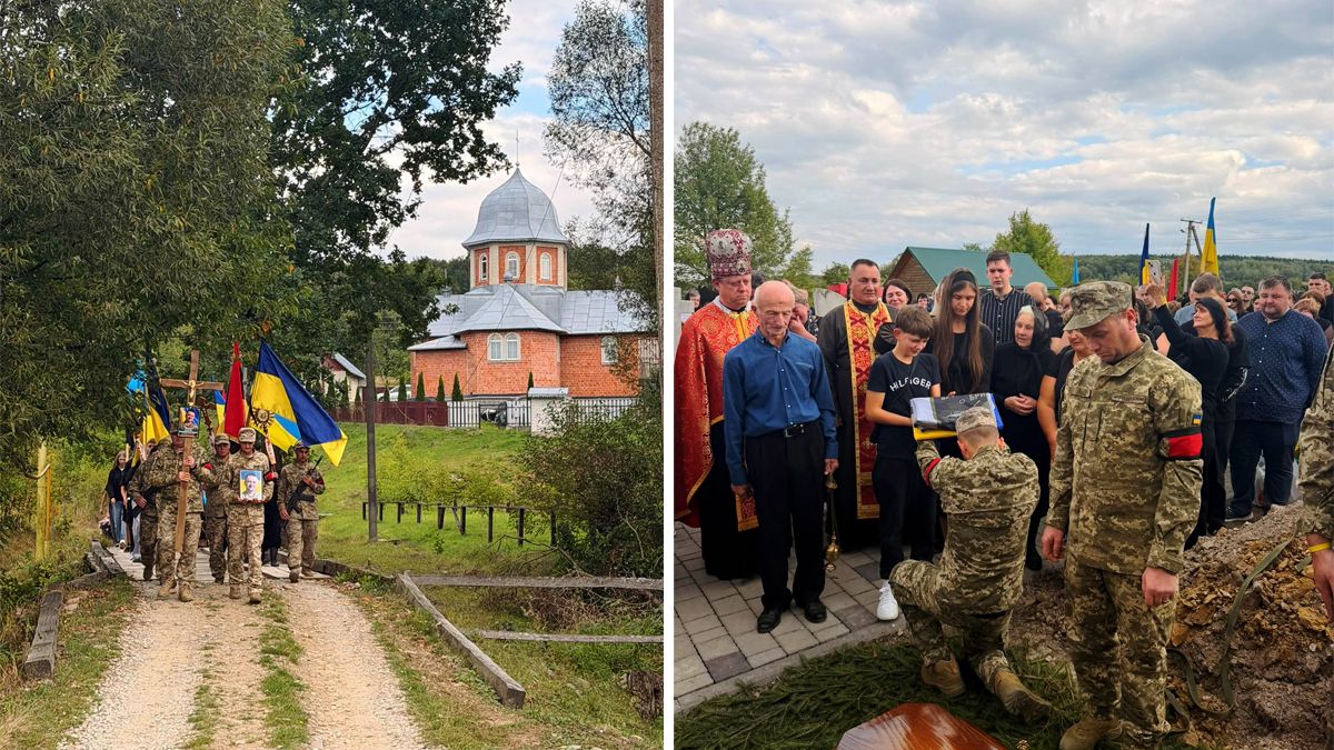На вічний спочинок на Надвірнянщині провели захисника Дутку Сергія 3