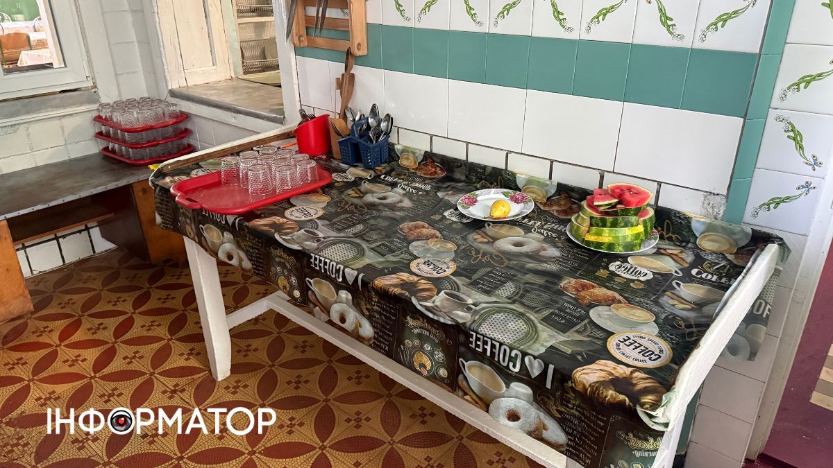 Кухня шкільної їдальні Коломийської гімназії імені М. Грушевського