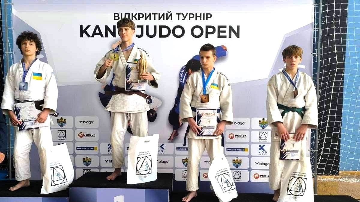 Прикарпатські дзюдоїсти здобули нагороди на Всеукраїнському турнірі 4