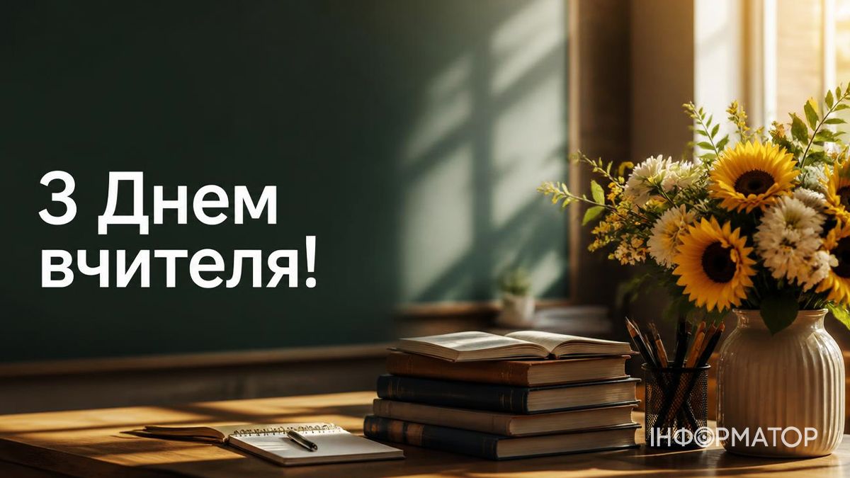 З Днем учителя! Гарні привітальні картинки 2026 5