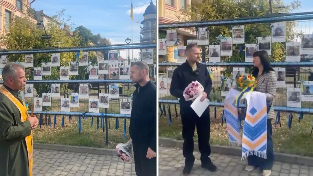 Звільнений з полону коломиянин Андрій Симотюк зняв своє фото зі "Стіни надії" 1