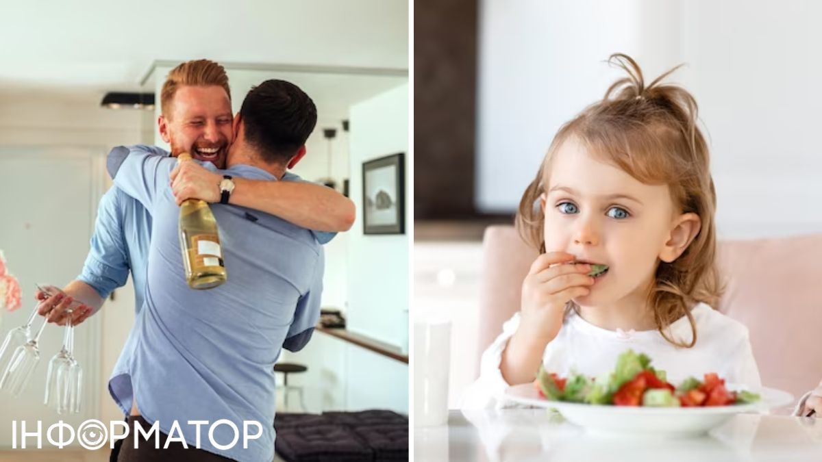 Ребенок и мужчины