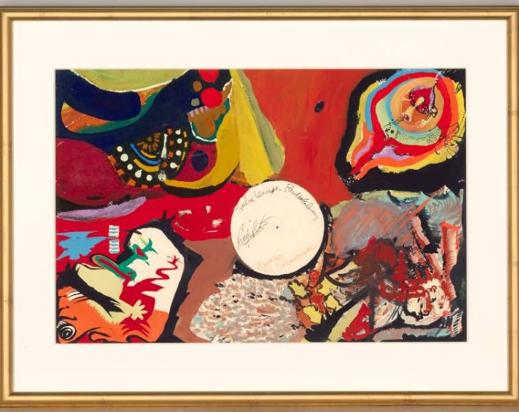 Работа содержит недвусмысленные визуальные намеки на физиологию женщины и имеет автографы всех битлов. Работа содержит недвусмысленные визуальные намеки на физиологию женщины и имеет автографы всех битлов.