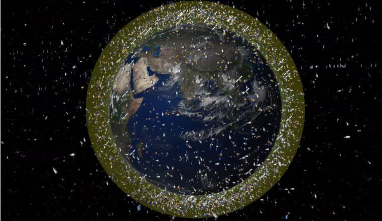 Космічне сміття на навколоземній орбіті Космічне сміття на навколоземній орбіті