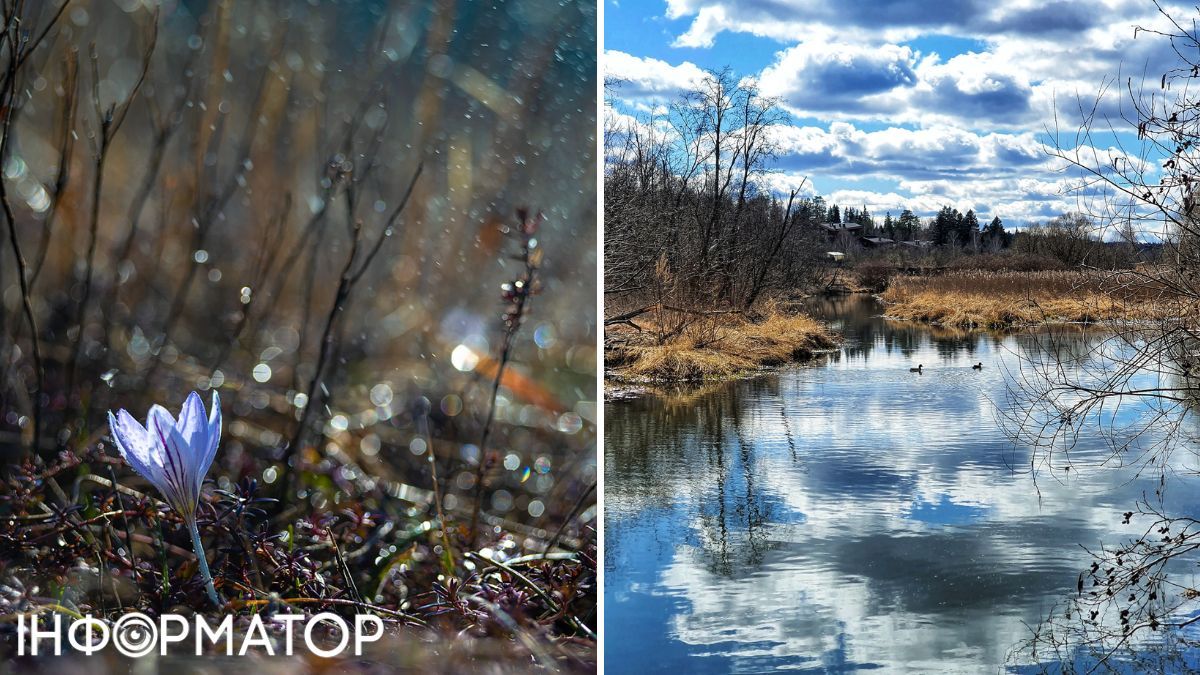 Дождь и облака