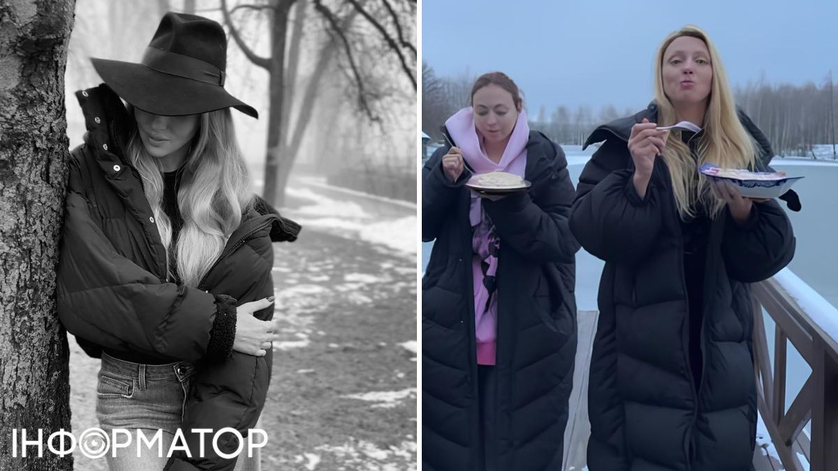 Оля Полякова явно слідкує за трендами. Оля Полякова явно слідкує за трендами.