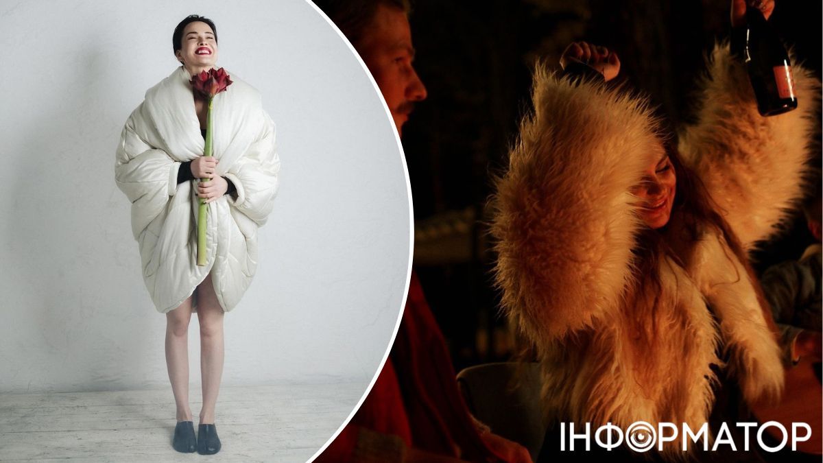 Для фотосету Астаф'єва загорнулась в пуф-ковдру, а Заріцька приміряла модну шубку. Для фотосету Астаф'єва загорнулась в пуф-ковдру, а Заріцька приміряла модну шубку.