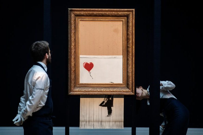 Культова робота художника "Любов на смітнику". Культова робота художника "Любов на смітнику".