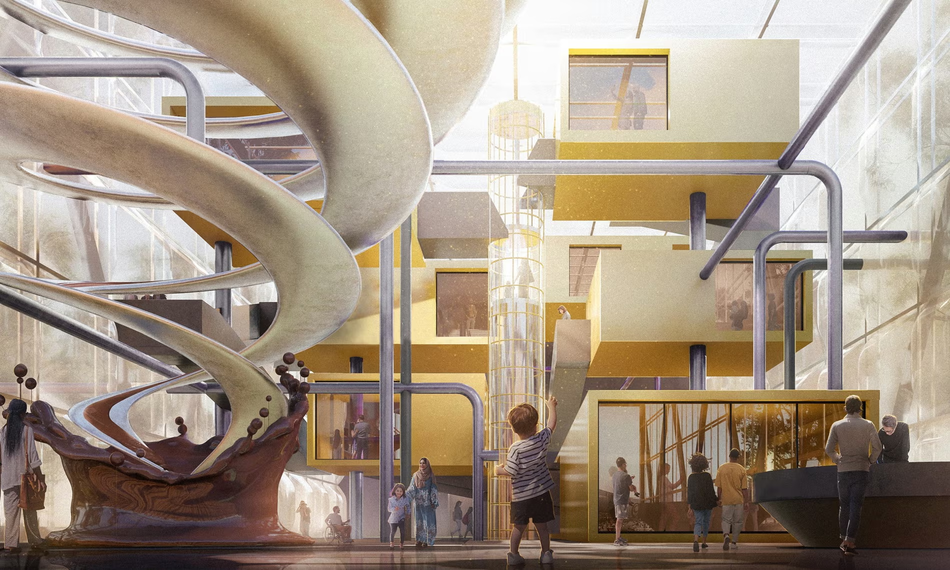 Высота шоколадного водопада составляет 12,2 метра. Высота шоколадного водопада составляет 12,2 метра.