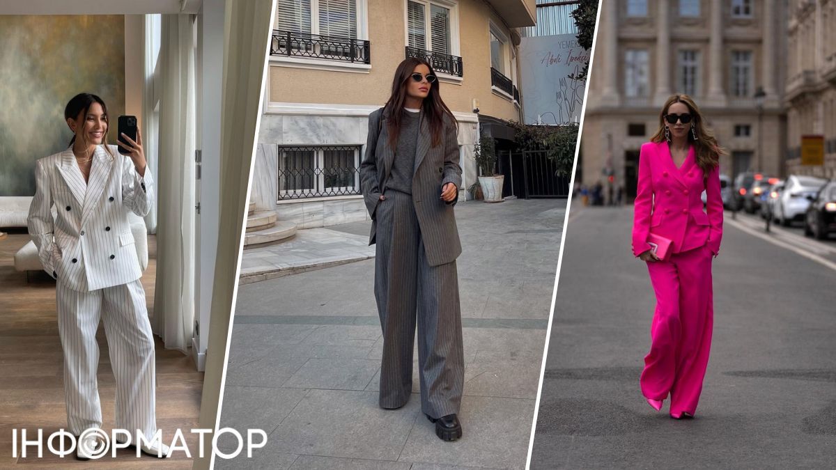 Брючные костюмы придают уверенности современным женщинам. Брючные костюмы придают уверенности современным женщинам.