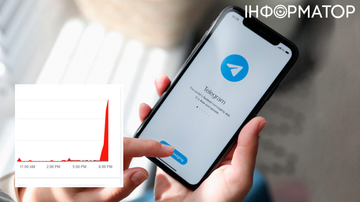 Збій у Telegram 22 березня