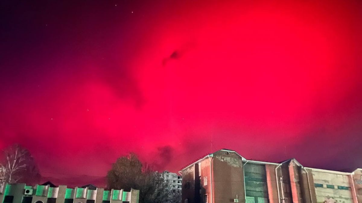 Северное сияние над Украиной 5 ноября Северное сияние над Украиной 5 ноября