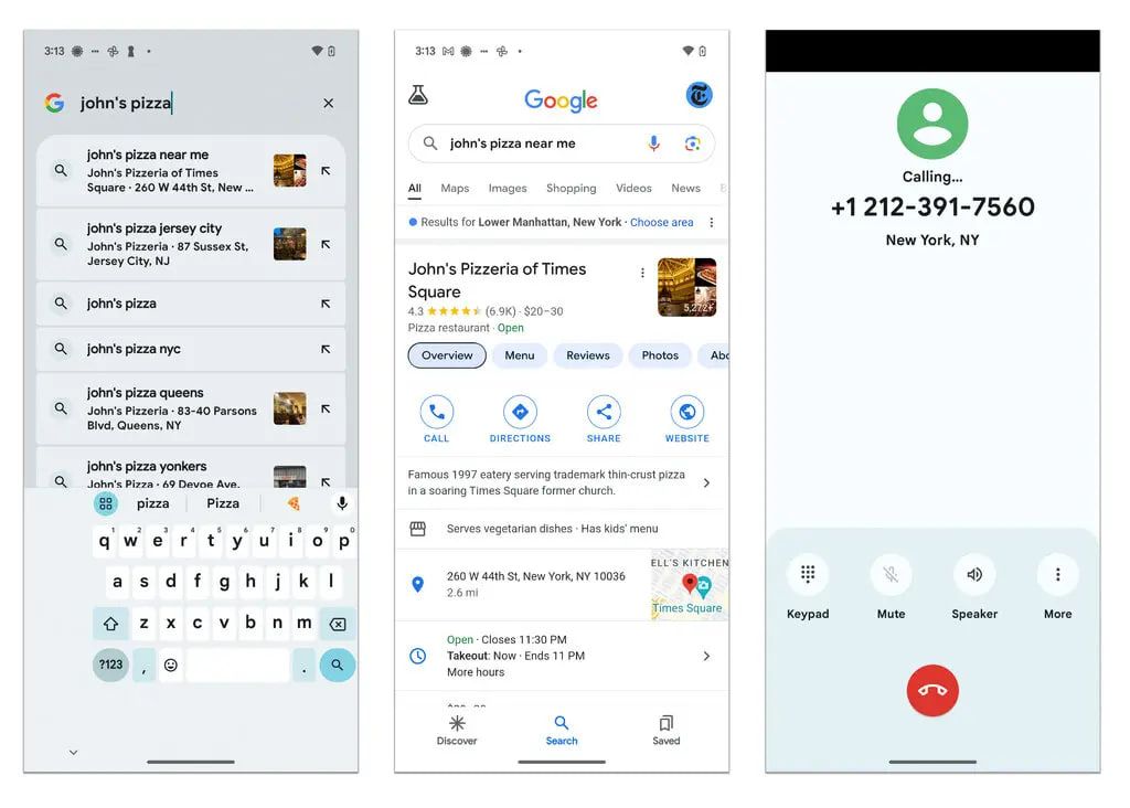Пошукова система телефону часто може допомогти вам знайти потрібну компанію, і ви можете зателефонувати на номер компанії одним натисканням