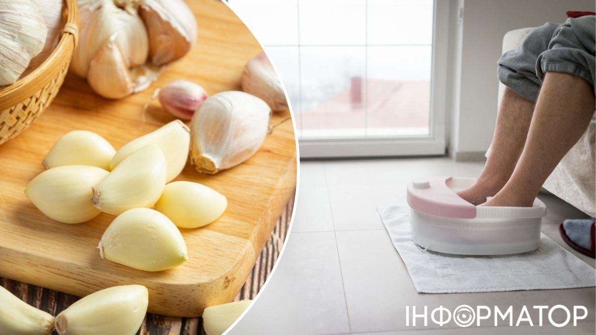 Чеснок и ноги