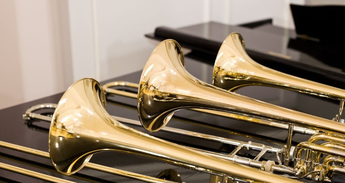 Тромбони бувають різних розмірів, щоб відповідати різним вокальним діапазонам – сопрано, альт, тенор і бас