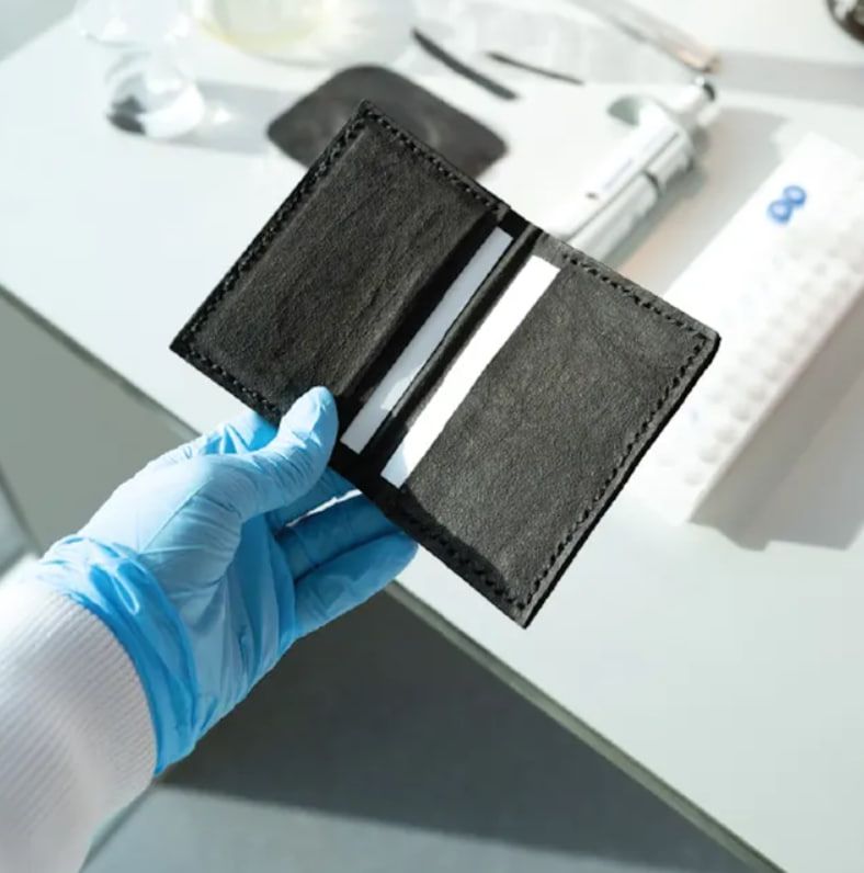 Так виглядає веганський гаманець із бактерій Так виглядає веганський гаманець із бактерій