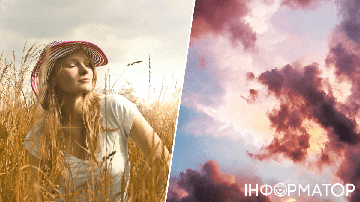 Цветы и облака