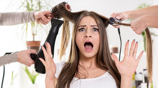 Активне втручання у життя волосся може сумно закінчитися.