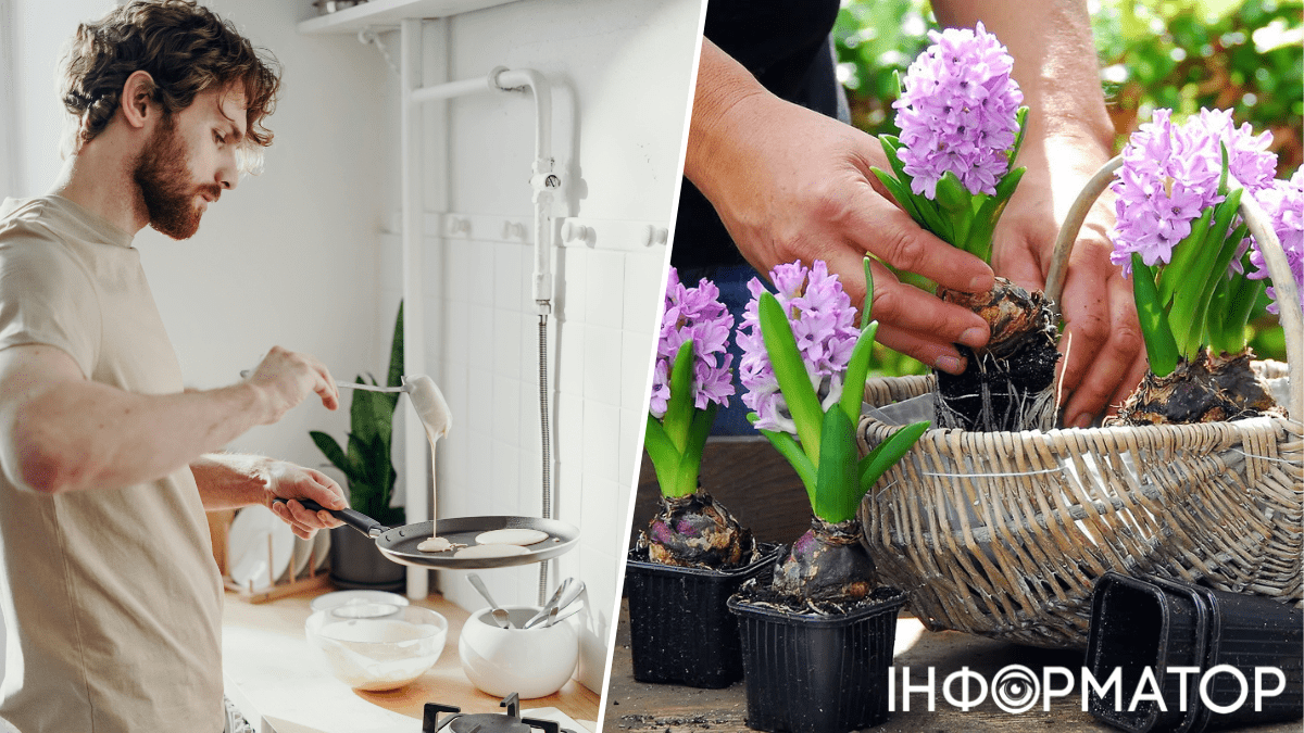 Цибуля та квіти