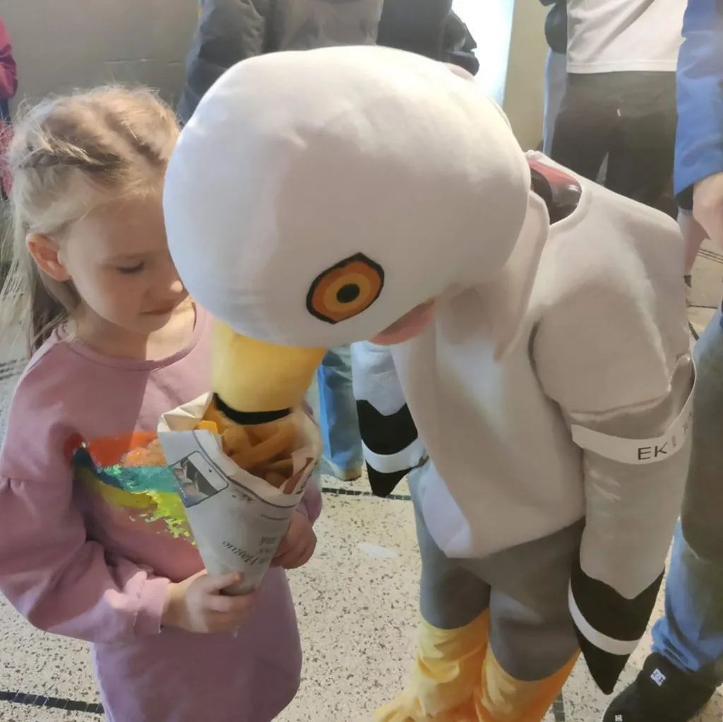 Сестра Купера Шелби поддержала его конусом из пенопласта