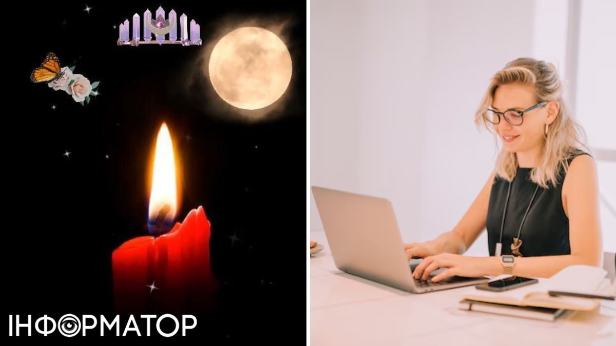 Свеча и девушка