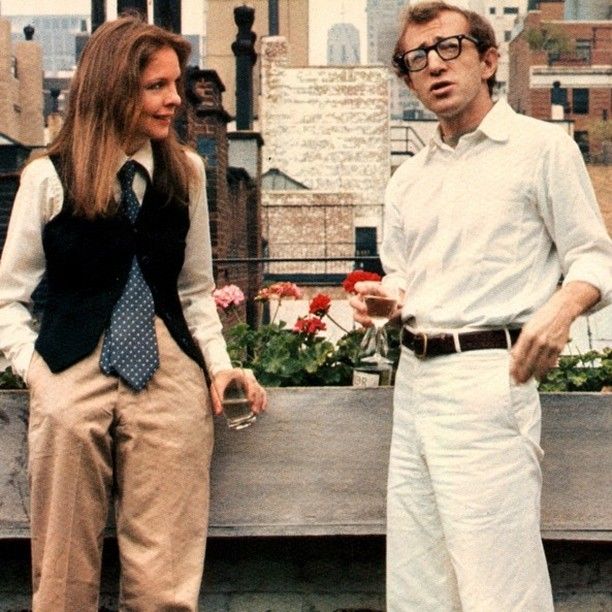 Дайян Китон и Вуди Аллен в ленте "Энни Голл".