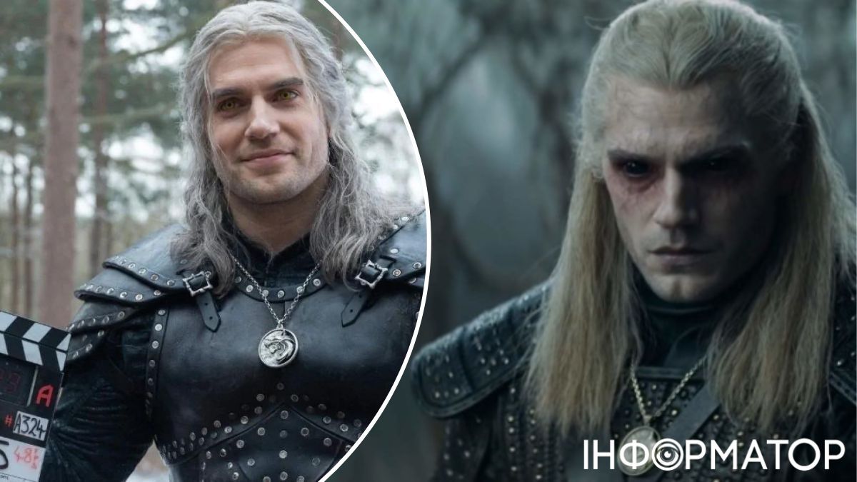 Генрі Кавілл в ролі Геральта з Рівії. Генрі Кавілл в ролі Геральта з Рівії.
