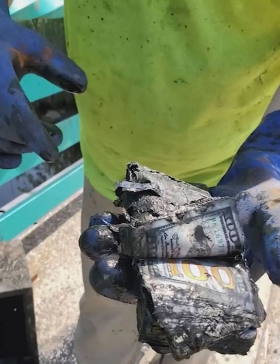 Усередині сейфа знаходилося близько 100 000 доларів готівкою Усередині сейфа знаходилося близько 100 000 доларів готівкою