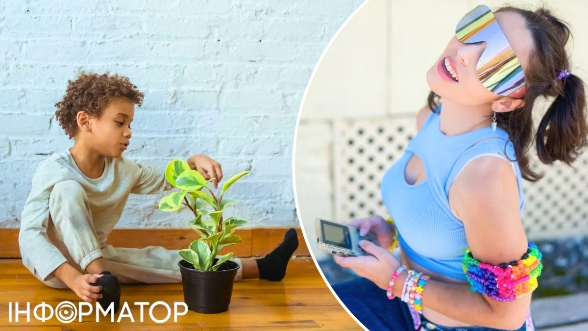 Ребенок и девушка