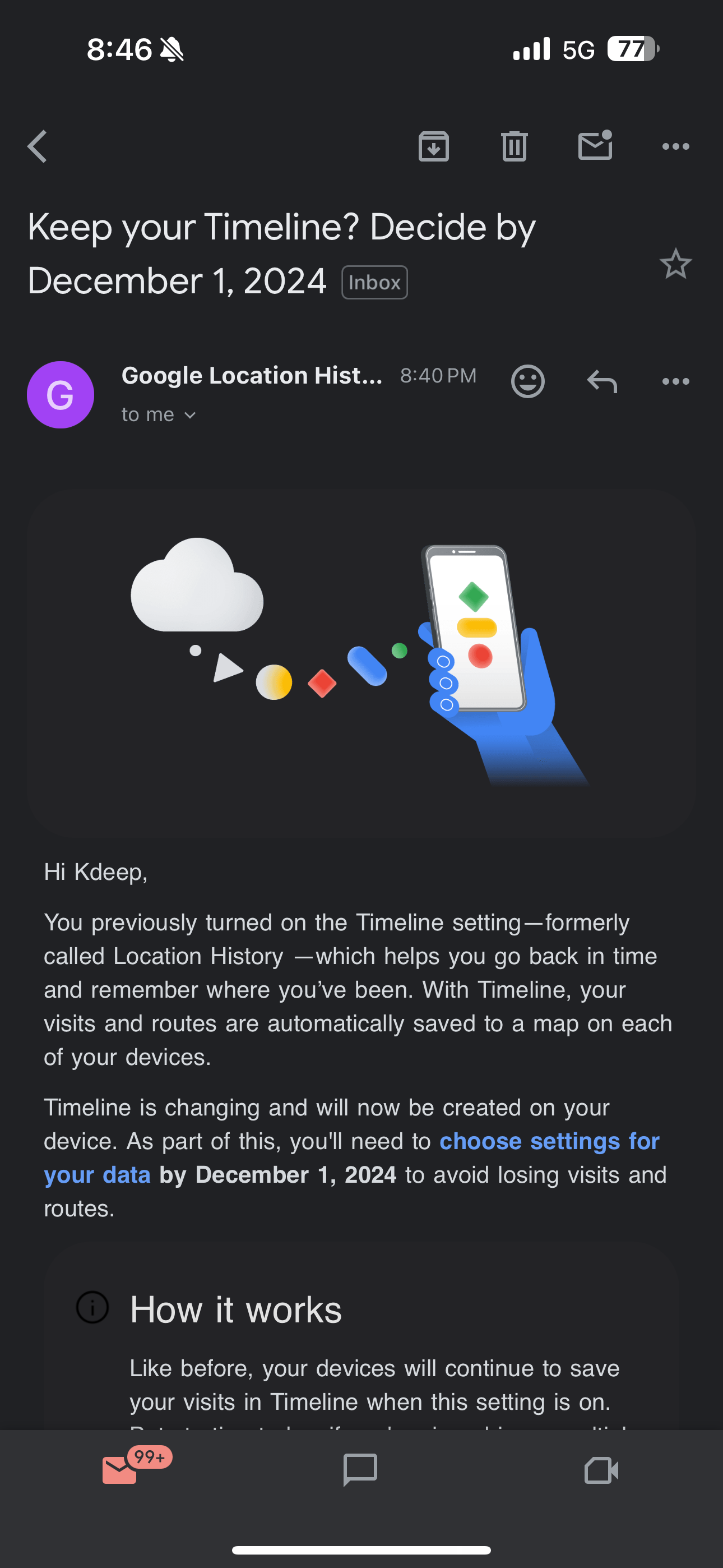 Google змінює правила зберігання даних у "Хронології" Google Maps: як не втратити історію своїх подорожей 1