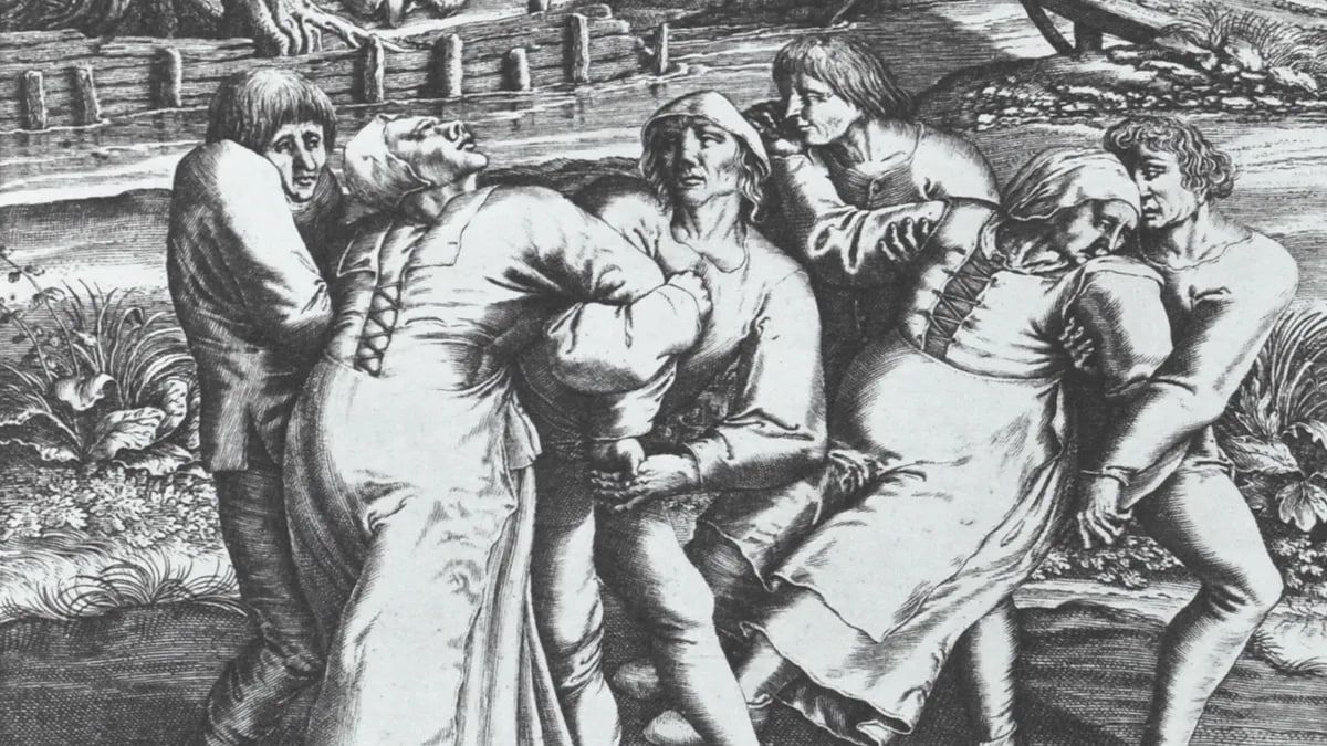 Гравюра на міді за мотивами однієї з подій хореоманії Гравюра на міді за мотивами однієї з подій хореоманії