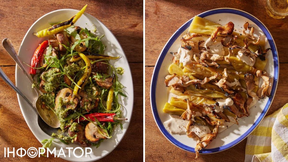 Ці страви саме для вегетаріанців та тих, хто любить їжу на грилі. Ці страви саме для вегетаріанців та тих, хто любить їжу на грилі.