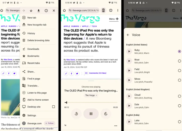 Google дозволяє слухати веб-сторінки на Android: що це за нова функція 1