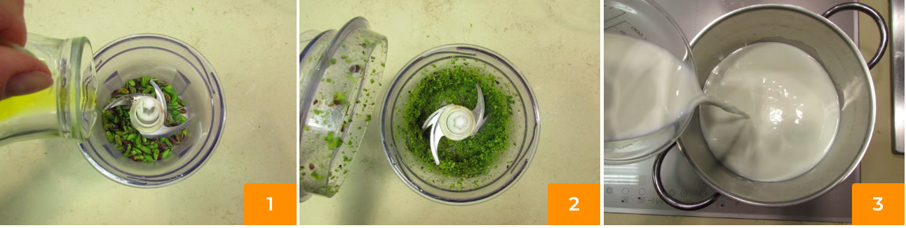 Готуємо фісташковий бешамель Готуємо фісташковий бешамель