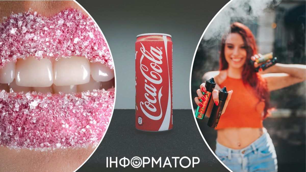 Курение и кисло-сладкие напитки портят нашу эмаль!