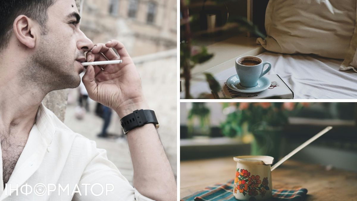 После утреннего кофе (желательно, не натощак) прополоскать рот водой.