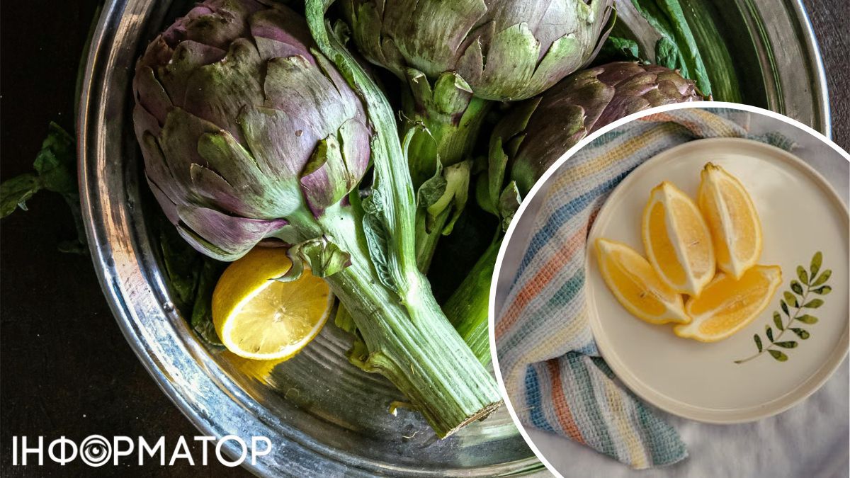 Артишоки з лимоном - безпечна для травлення макота! Артишоки з лимоном - безпечна для травлення макота!