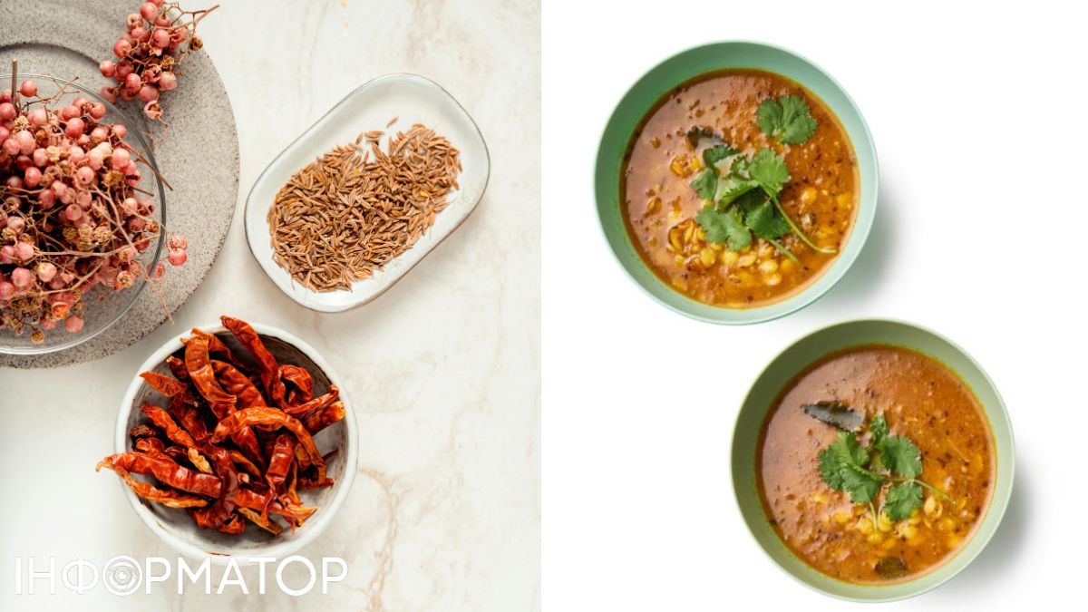 Ця легка перша страва за індійським рецептом має насичений прямний смак. 