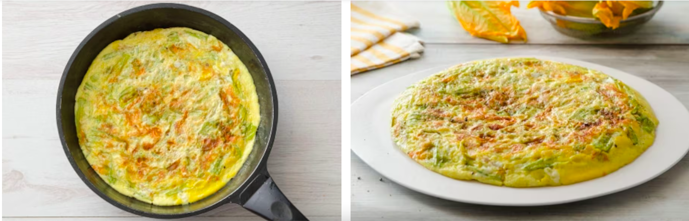 Приготування фрітати на сковороді Приготування фрітати на сковороді