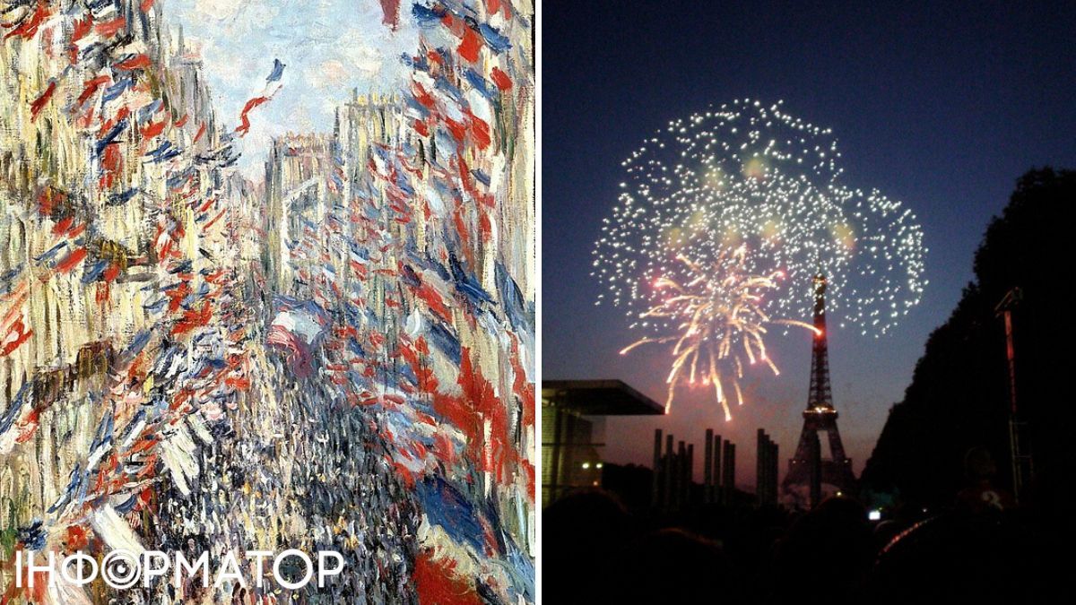 День взятия Бастилии, празднование 1878, Клод Моне